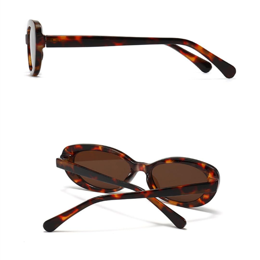 Gafas de sol vintage de ojo de gato para mujer, estilo retro, para hombre, a la moda, UV400 (beige-negro)