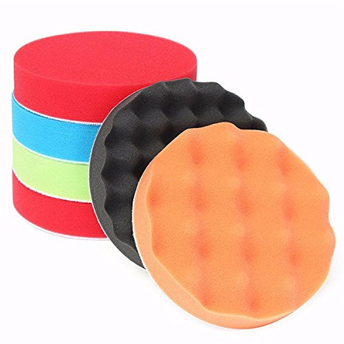 KingLan 6 sztuk 6 cali 150 mm polerowanie / bufing pad zestaw do polerowania samochodu