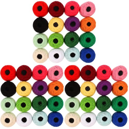 48 hilos de algodón para bordado multicolor miniatura 1