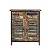 Powell Furniture Calypso Console 2-Drawers/2-Doors, 13.75D x 30.5W x 35.25H in, Wood With Multi Color Accents