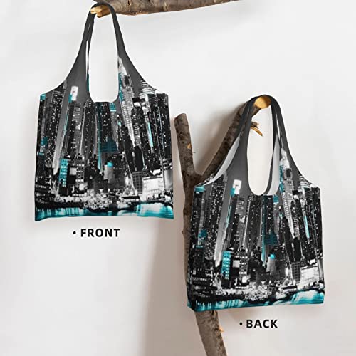 Sac À Main Réutilisable Debou New York Toile Grand Format - 3