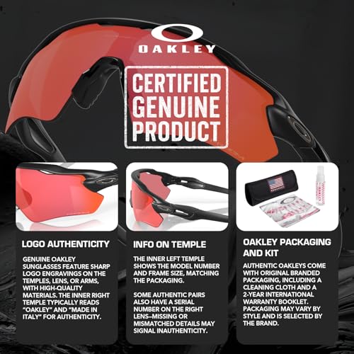 Image of Oakley RADAR EV PATH OO9208 Shield Shape Sunglasses With Official Eyewear Kit