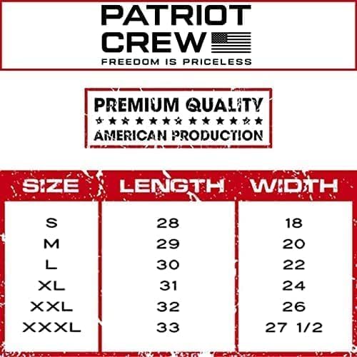 Patriot Crew Men's 6 Pack Variety Essential Long-Sleeve, Fresh Long-Sleeve Shirt, American Graphic, Patriotic, USA - Image 6