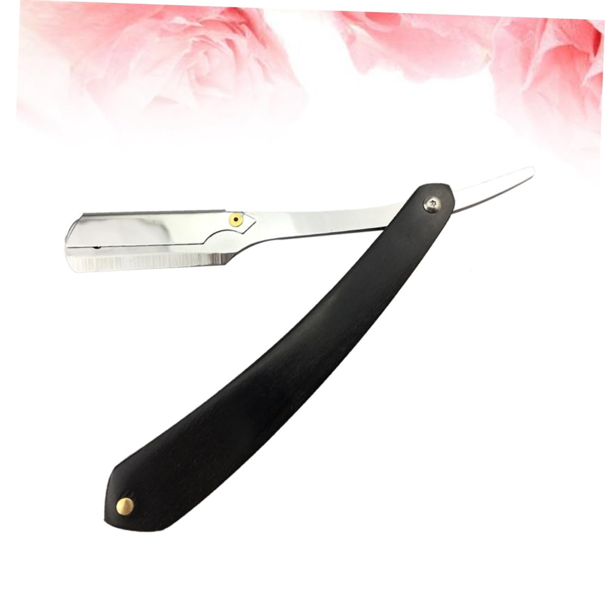 MAGICLULU 3 Pz Rasoio Da Barba in Metallo Coltello Da Barba Dritto Rasoio Da a Doppia Lama Da Kit Taglia Manuale Bambù Coltello Per Sopracciglia Uomo