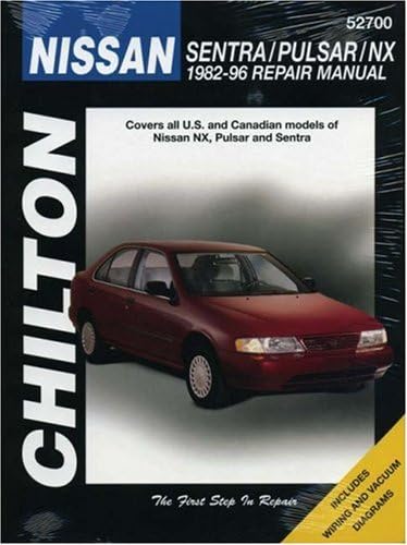 Nissan Sentra, Pulsar, and NX, 1982-96 (Chilton Total Car Care Series Manuals)