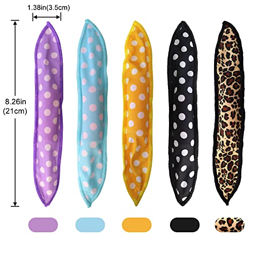 5 Pcs Soft Flexible Hair Rollers Overnight Hair Rollers Night Sleep Hair Rollers Heatless Sleep Foam Pillow Hair Curlers Diy Sponge Hair Rollers Hair Curling Supplies For Girls Women #TOP1