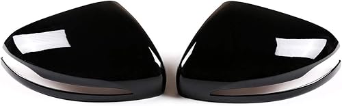 Miniatura 6 de CHEYA Cubierta del casquillo del espejo retrovisor exterior del coche ABS para Mercedes Benz G Class 2019 2020 (negro brillante)