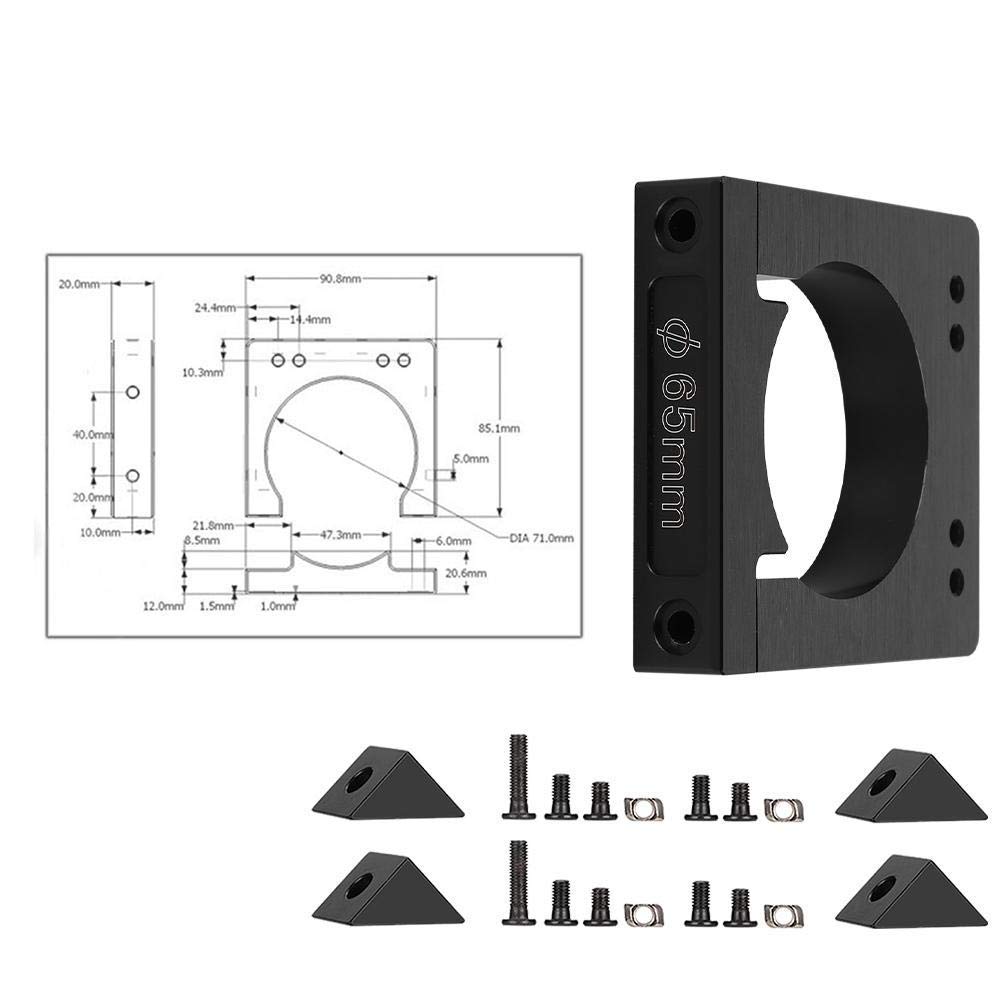 CNC broche moteur pince 65mm kit pour routeur machine de gravure