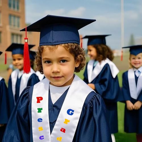 Happy Secret Unisex Kindergarten and Preschool Graduation Stole 50" Long3