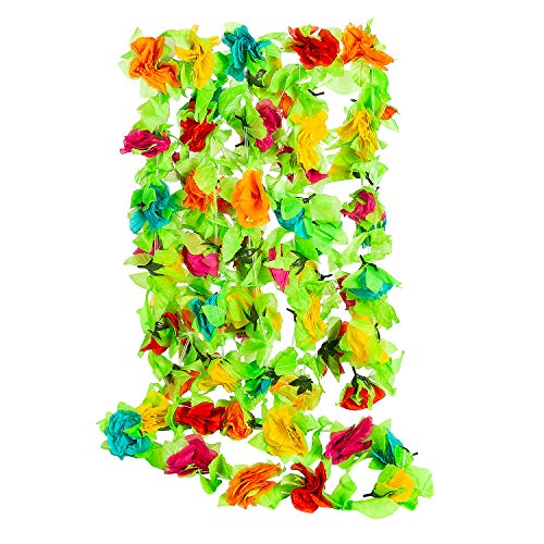 Fun Express - Fiesta Flower Lei For Cinco De Mayo - Apparel Accessories - Luauwear - Leis - Cinco De Mayo - 6 Pieces #TOP18