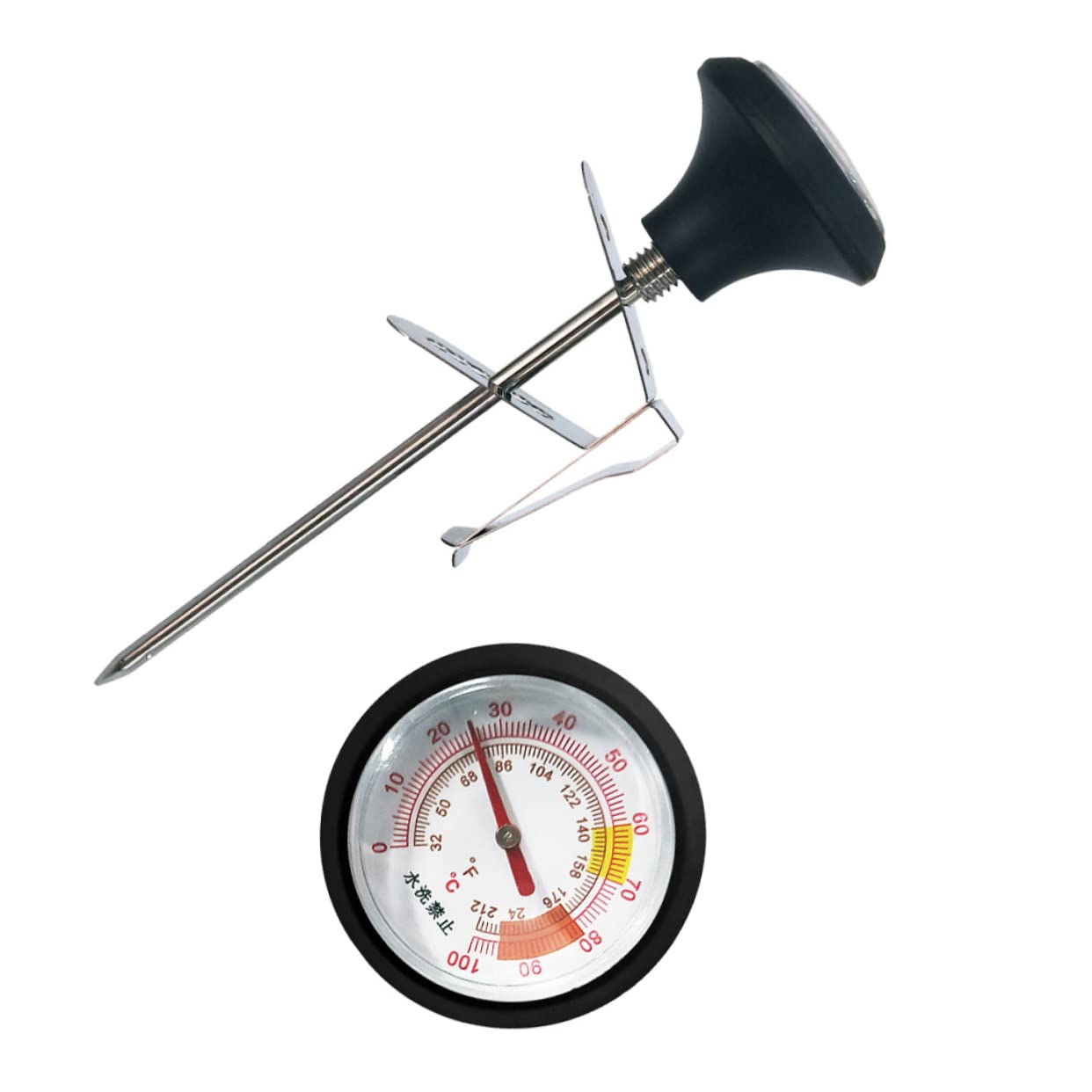 Cabilock Multi-use Thermometer Clip Set Steak Pizza BBQ Household No Battery Required