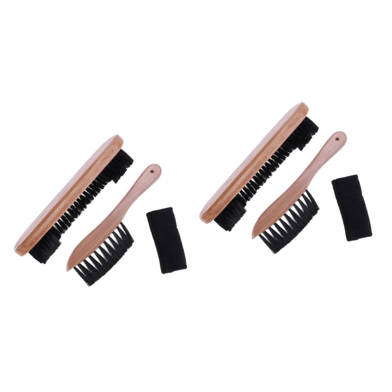 BESPORTBLE Billiard Table Cleaning Brush Pool Table Brush Set Cleaner Soft Bristles Wood Handle