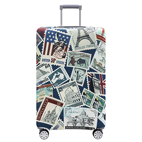 TRAVELKIN X[cP[XpוJo[ TsaF X[cP[XJo[veN^[ 18-32C`̉וɃtBbg, X^v, XL(29-32inch suitcase)