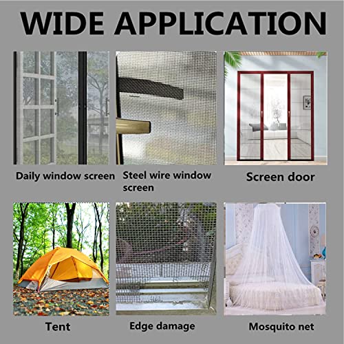 Image of Mosquito net patch repair Tape, Window Screen Repair Tap, Strong Adhesive & Waterproof Window Mosquito net Covering Mesh Tape for Door Tears Holes Screen Patch Repair (200Cm X 5CM) (200Cm X 10CM)