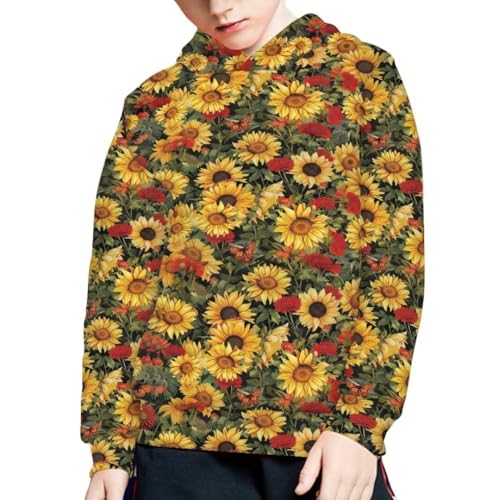 Pinupub Kids Pullover Sweatshirt For Boys Girls Fashion Cute Long Sleeve Casual Drawstring Hoodies4