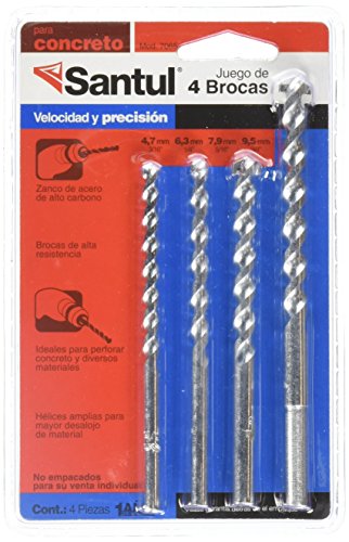 Encuentra brocas para concreto medidas marca santul, en la categoría de brocas. Brocas para concreto medidas Marca Santul 7