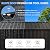 6x8 FT Outdoor Storage Shed, Metal Garden Shed with Sloping Roof and Lockable Door, Waterproof Utility Tool Shed for Patio, Backyard(Black
