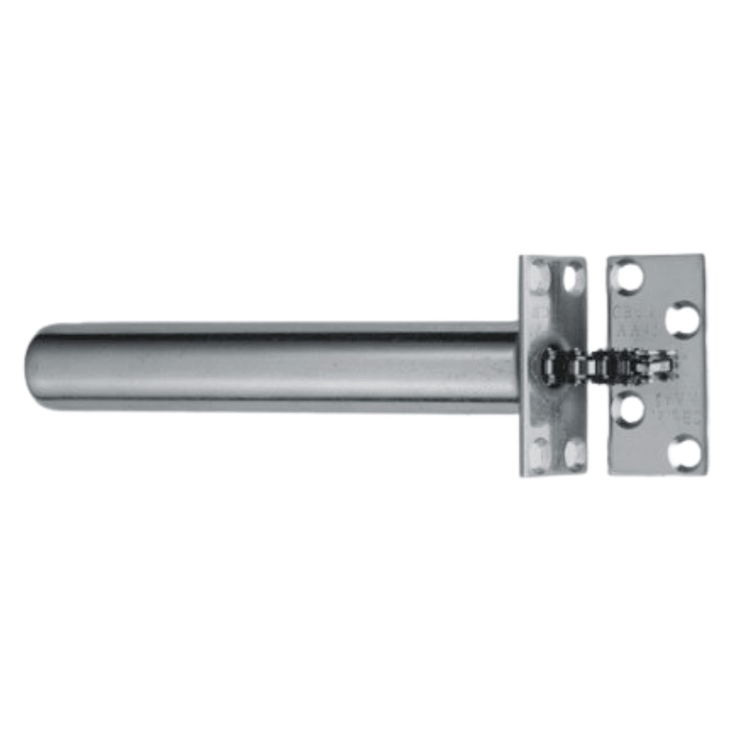 IRONZONEConcealed Chain Door Closer Satin Chrome, Provides The functionality of a Door Closer but is Fitted Within The Door Frame, Doors up to 50kg