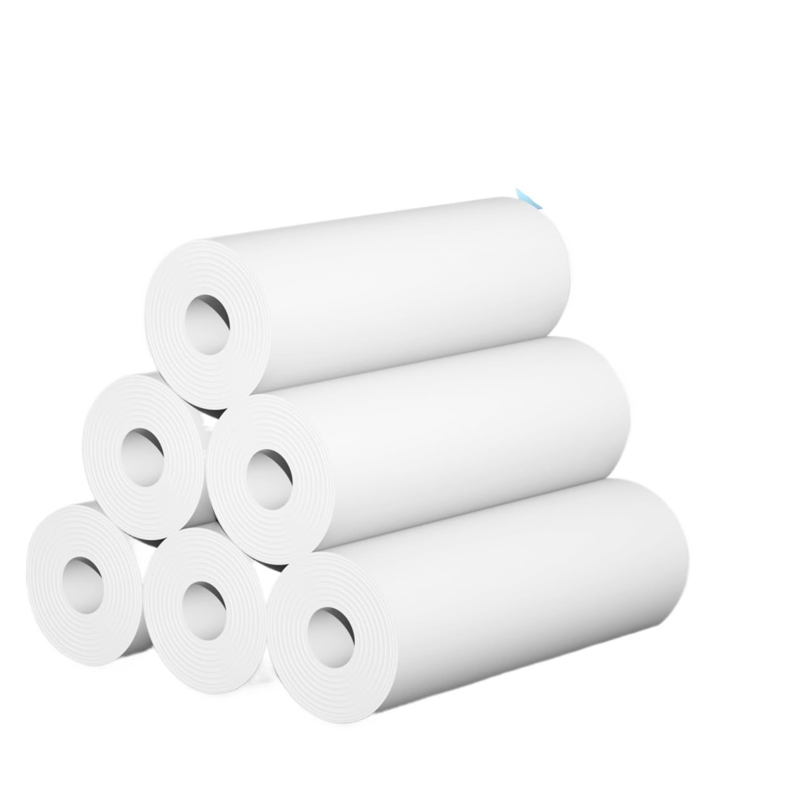Rollo de papel adhesivo térmico for recarga instantánea cámaras, paquetes surtidos con borde blanco(6 Rolls White)