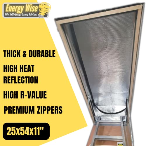 Energy Wise Attic Door Insulation Cover, 25″x54″x11″, RValue 15.5