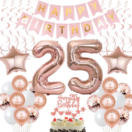 decorazioni 25 anni compleanno donna decorazioni torta 25 anni compleanno donna,oro rosa decorazioni compleanno 25 anni donna palloncini 25 anni compleanno donna palloncini 25 oro rosa