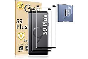 Samsung Galaxy S9+ Plus Tempered Glass Screen Protector with Camera Lens Protector