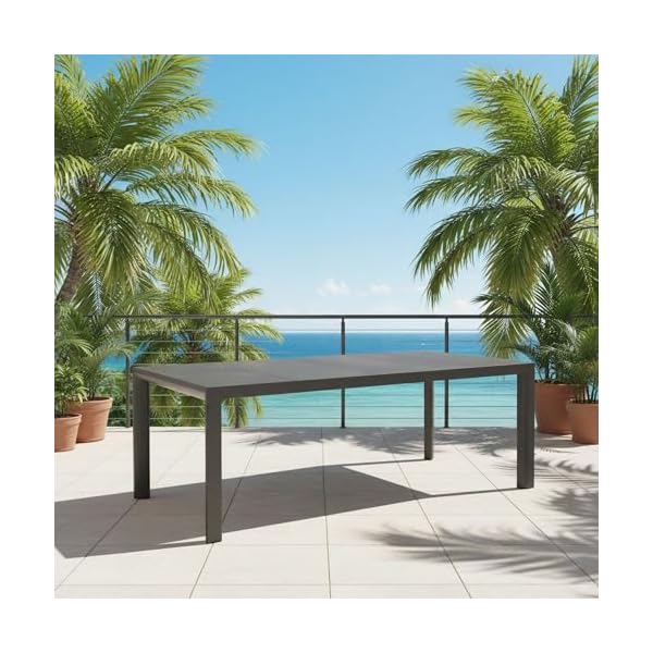 Gartentisch Murcia Negro Keramik