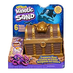 Kinetic Sand 6062080 Piraten-Schatzsuche Set