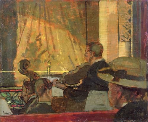 Impression d'art Music Hall Walter Richard Sickert affiche tableau decoration murale 60x90cm