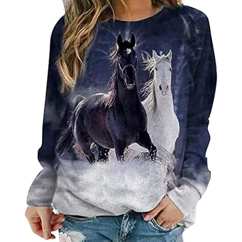 Sweatshirt Damen Beste Freunde Pullover Damen Kapuzenpullover Sweatshirt Herbst Winter Langarm Cover