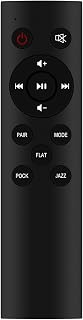 AIDITIYMI Soundbar Remote Commander Replacement Compatible with Majority Bowfell Bow-BAR-BLK Compact Sound Bar Speaker Home Theater System
