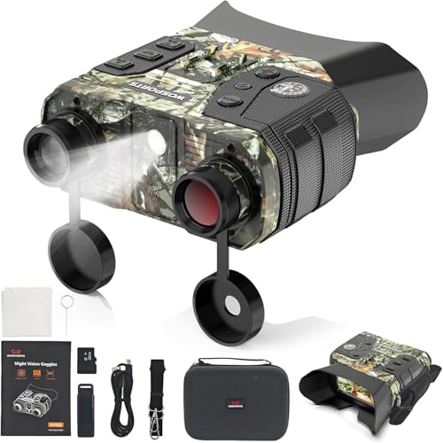 WOSPORTS 4K Night Vision Goggles – 36MP, 1300ft Range