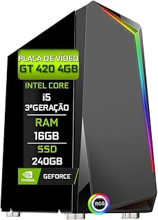Computador Gamer Blue PC Intel Core i5 (Terceira Geração) 16GB GT 420 4GB 128 bits SSD 240GB Fonte 500W