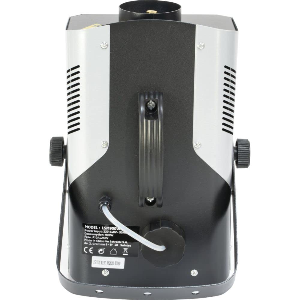 Ibiza - LSM900W - 900W Nebelmaschine mit Fernsteuerung - Schwarz und grau