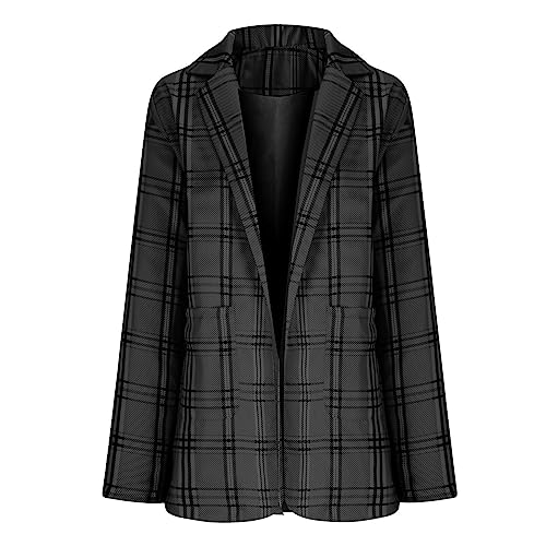 Blazers for Women 2025 Oversized Blazer Coat Casual Long Sleeve Blazer Dressy Jackets for Work Professional Clothes3