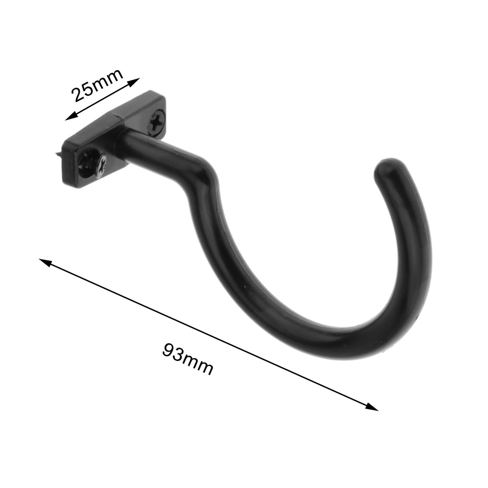 kowaku Snooker Pool Billiard Cue Hook Bridge Rod Pool Hook with Screws Durable Hanging Snooker Pool Cue Racks for Snooker Table Accessories