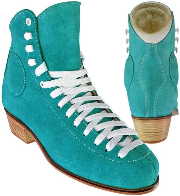 Wifa Roller Skate Boots, Street Suede, Breathable Leather, from Europe, Flexible at Upper Shaft End, Optimum for Dance, Trail Skating, Roller Figure and Park Skating | Special Colors