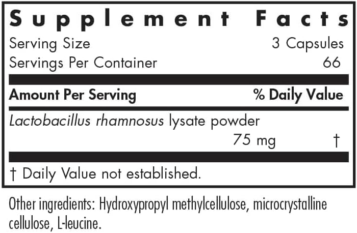 Nutricology ImmunoBiotic Pro Supplement - Lactobacillus Rhamnosus Lysate Powder 75mg, Immunobiotic Regulator, Immune Support, Vegetarian Capsules - 200 Count - Image 2