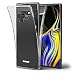 Moozy 360 Degree Case for Samsung Note 9 - Full Body Front and Back Slim Clear Transparent TPU Silicone Gel Cover for Samsung Galaxy Note9