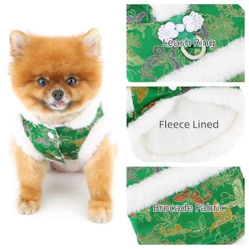 Disfraz chino brocado para perro pequeño PAIDEFUL L miniatura 6