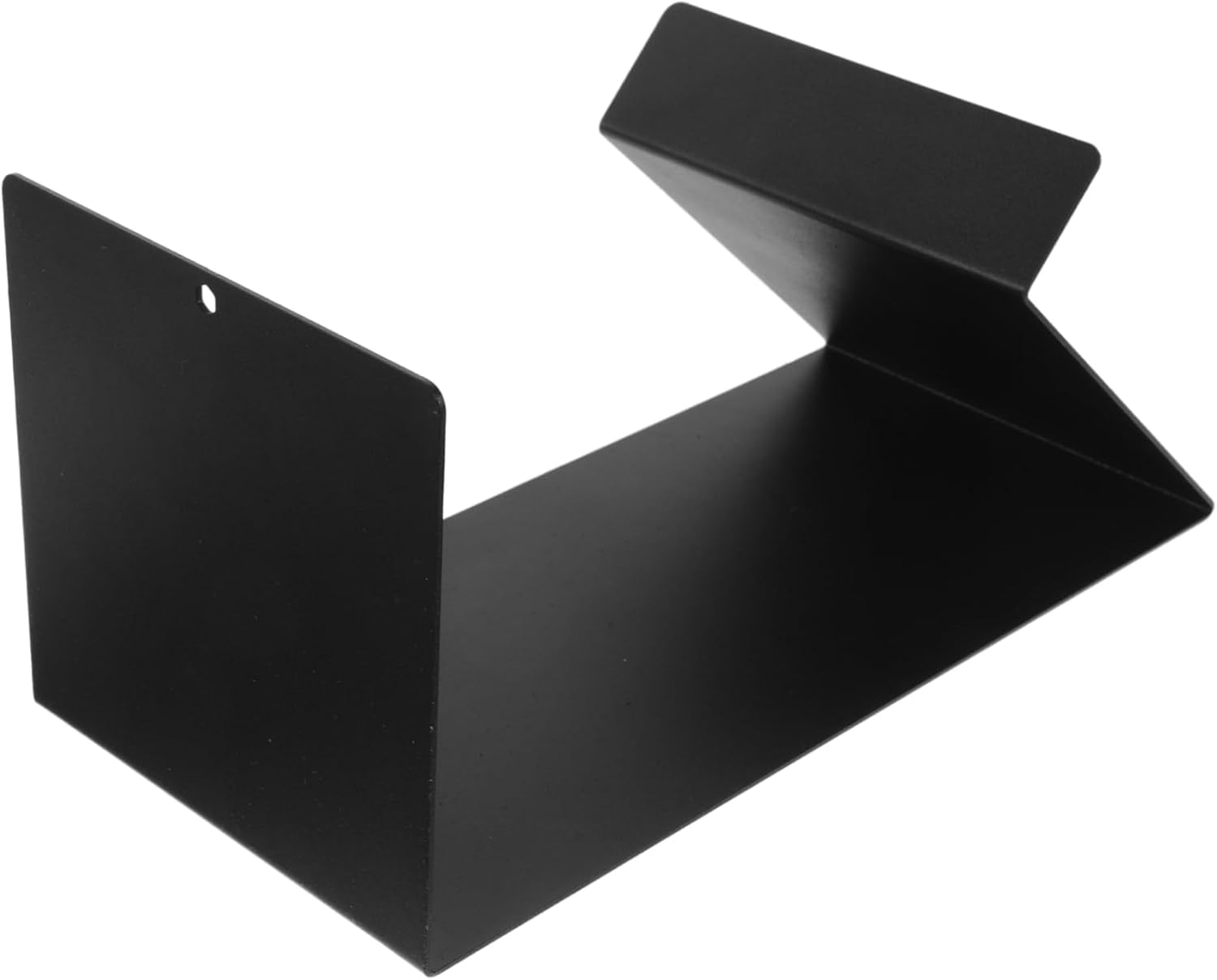 Mikinona Modern Bookshelf Tiered Display Rack Iron Book Stand for Reading Heavy Duty Bookends for Shelves Recipe Book Holder Stand Display Easel Space-efficient Design Stylish Portable