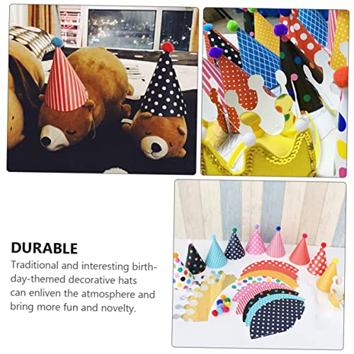 ifundom 11 Unidades Chapéu De Aniversário Cones Tampa De Cone De Aniversário Artigos Para Festa Infa