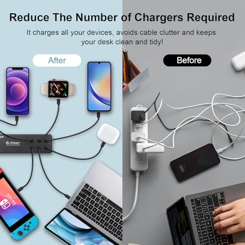 Cargador multidispositivo de 120W para solucionar la falta de enchufes en tu mesa 2