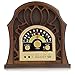 Pyle Retro Speaker Vintage Radio - Classic Style Stereo, Wireless Bluetooth Receiver Speakers, Built-in Full Range Sound System Reproduction, USB, MP3 Player, AM/FM Tuner - PUNP37BT Walnut