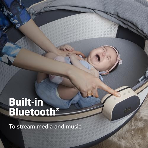 Maxi-Cosi Sibia Bassinet, CryAssist AI Cry Translation, Cozy Mattress Pad, Machine-Washable Cover, Built-in Bluetooth Speaker, Onyx Heritage, Smart Bassinet for Baby - image 7