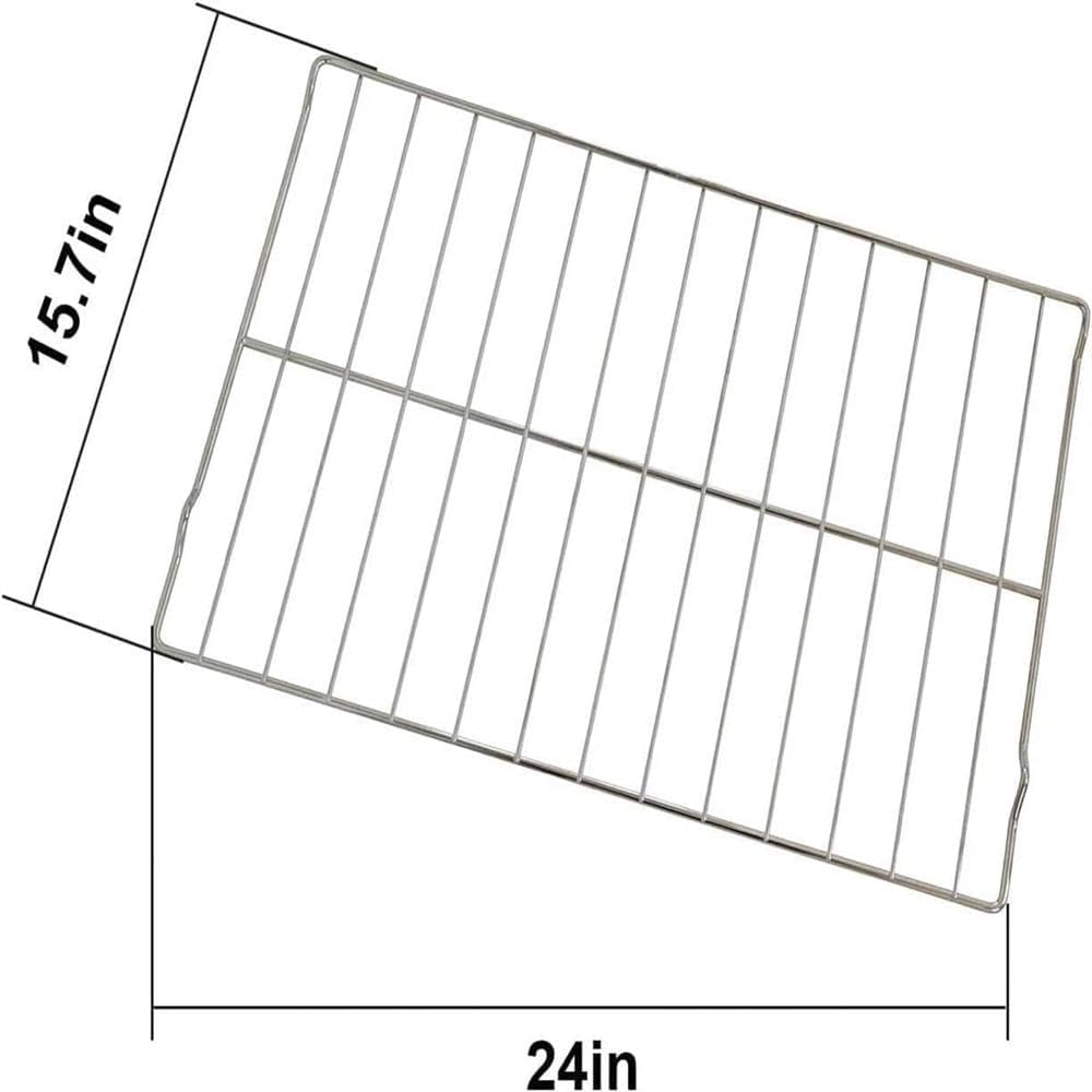 W10256908 Oven Range Rack Chrome Finish for Whirlpool WPW10256908 AP6017994 3195710 PS11751295 W10138079 W10179196 Oven rack replacement parts - Approx. Dimension: 24 inches wide x 16 inches deep