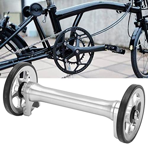KIMISS Easy Wheel Extension, Strength Lightweight Telescopic Easy Wheel Bar High Extender Folding Bike Rod for 3sixtyBlack (Silver) - Image 4