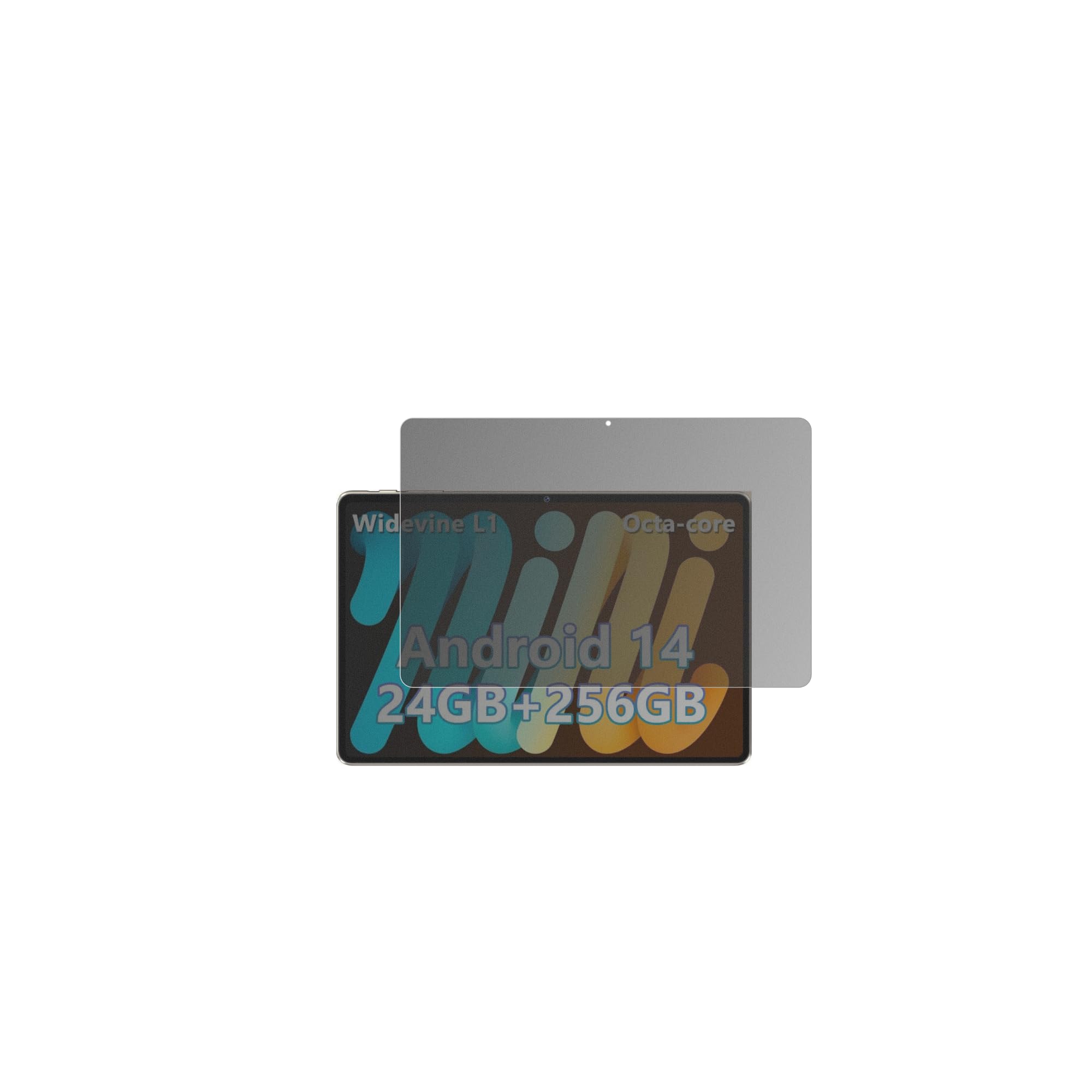 dipos Protector de Pantalla Antiespía para Dghrti Tab 50 11 Zoll | Película protectora mate, filtro de privacidad 4 vías, ajuste perfecto, antiarañazos, sin burbujas, autoadhesivo