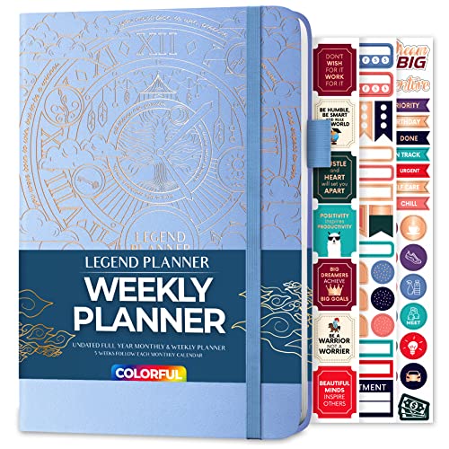 Legend Weekly Colorful Planner 2nd Edition – Undated Life & Work ...