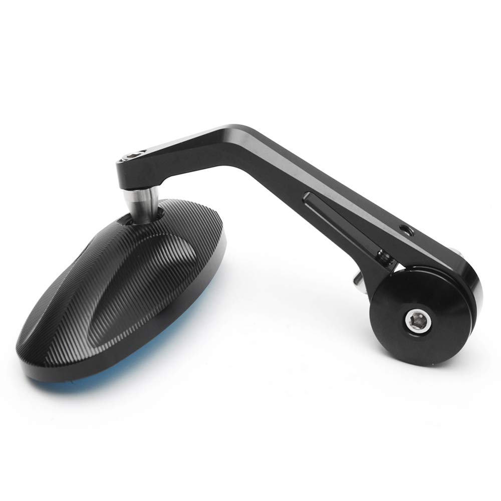 Rétroviseur noir d'extrémité de barre de moto CNC 2 pièces pour Speed ​​​​Triple